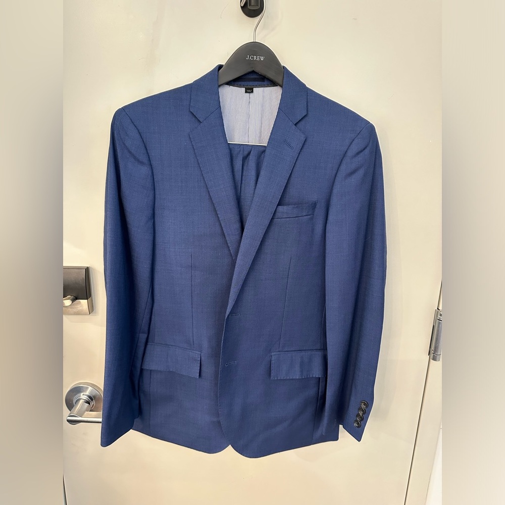 J Crew Tropical Wool Suit: 38S, 32/30